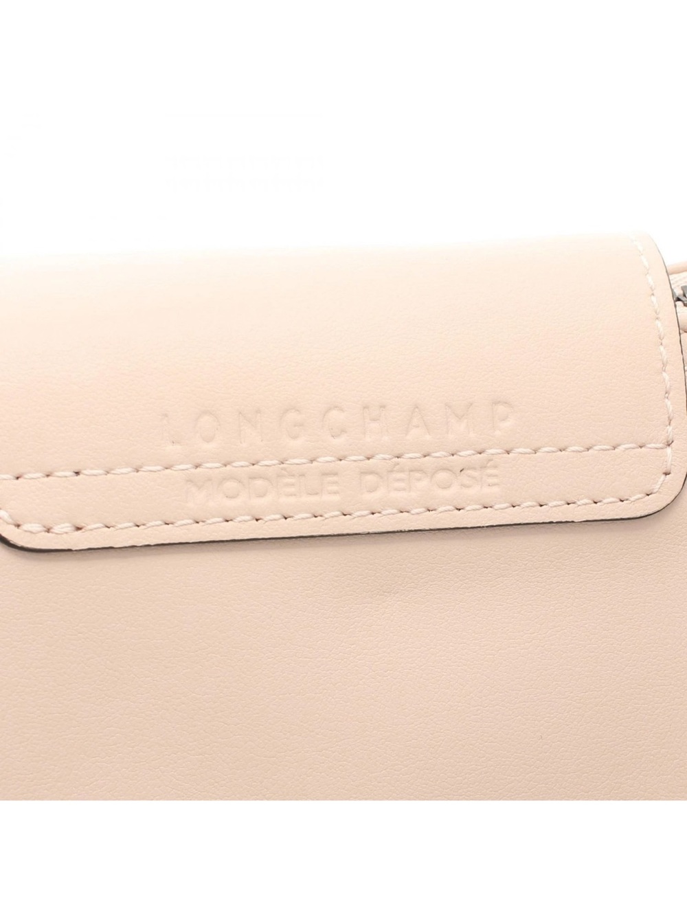 Longchamp Le Pilage Extra XS Round Top Handle in Blush/ Beige - Picture 3 of 12